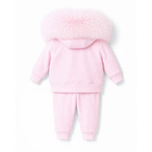 Load image into Gallery viewer, Signature Faux Furhood Double Bow Two Piece

