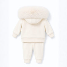 Load image into Gallery viewer, Signature Faux Furhood Double Bow Two Piece
