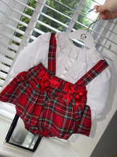 Load image into Gallery viewer, Red &amp; White Dress with Blouse
