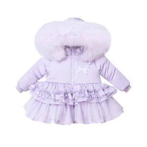 Exclusive Lilac Fur Puff Jacket