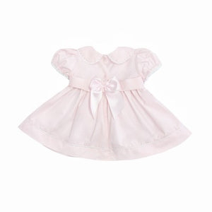 Baby Girls Pale Pink Puff Dress with Bow