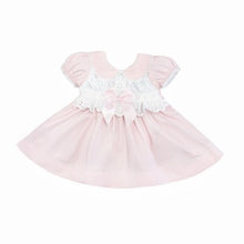 Load image into Gallery viewer, Baby Girls Pale Pink Puff Dress with Bow
