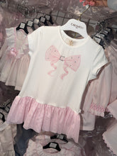 Load image into Gallery viewer, Caramelo Bow Leggings Set in Pink
