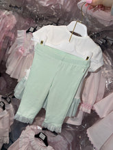 Load image into Gallery viewer, Caramelo Pearl Leggings Set in Mint
