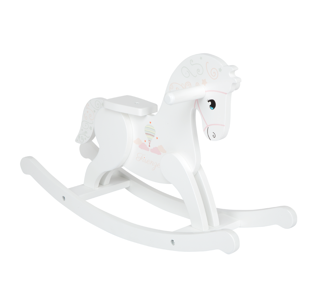 Wooden Baby Doll Rocking Horse