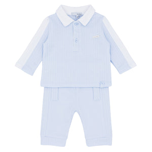 Blues Baby Bow Two Piece Set