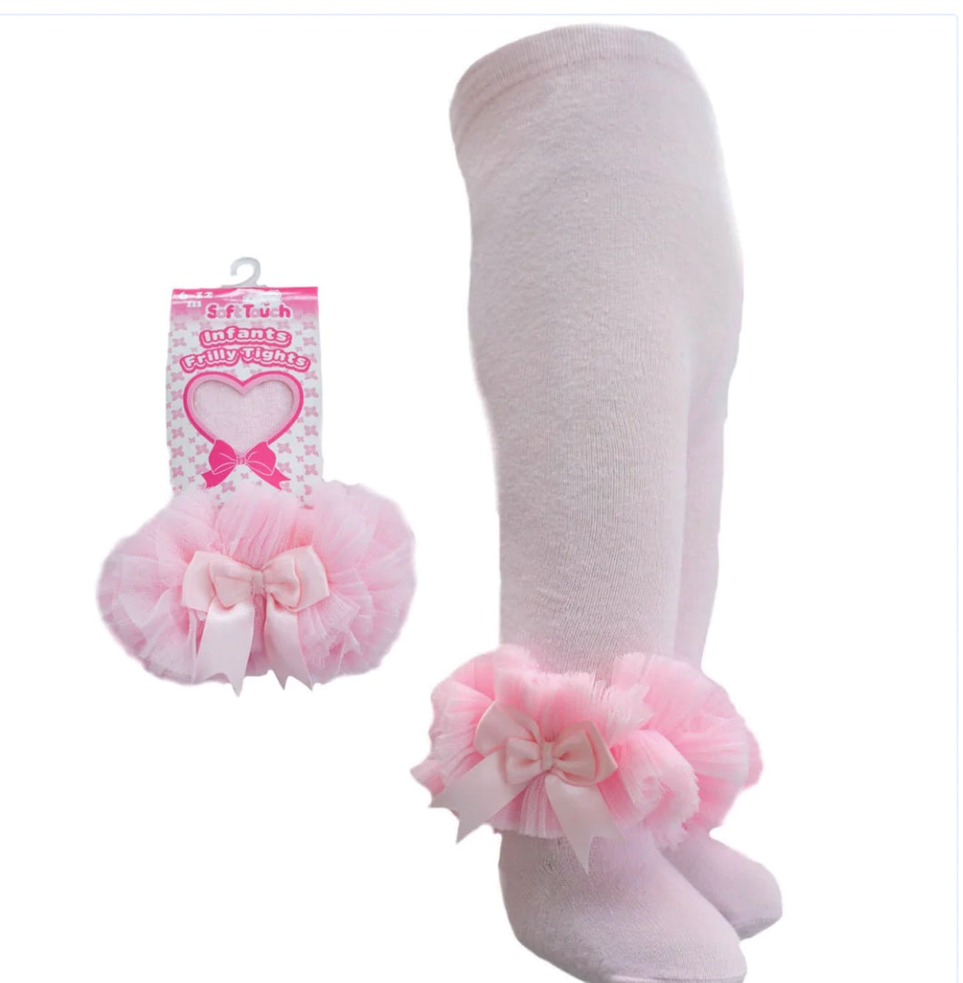 Pink Organza Tights