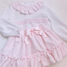 Load image into Gallery viewer, Baby Girls Cotton Blouse with Skirt
