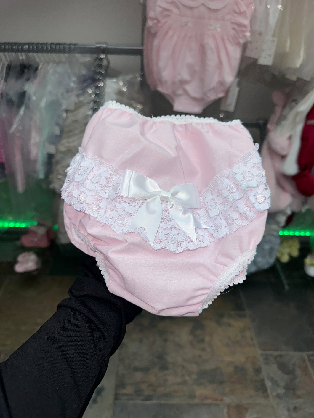 Pink Bloomers with Bow
