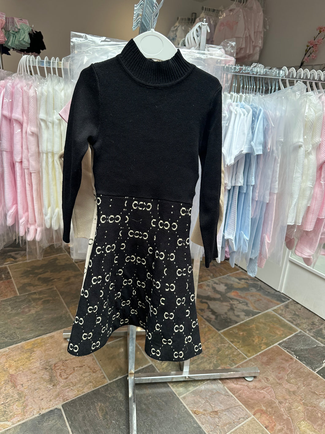 Girls CC dress in black