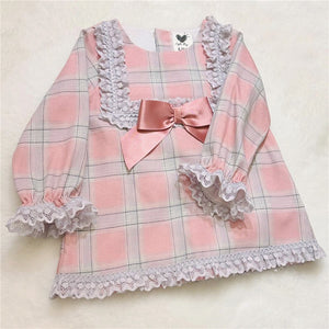 Baby Girl Tartan Dress with Bloomers