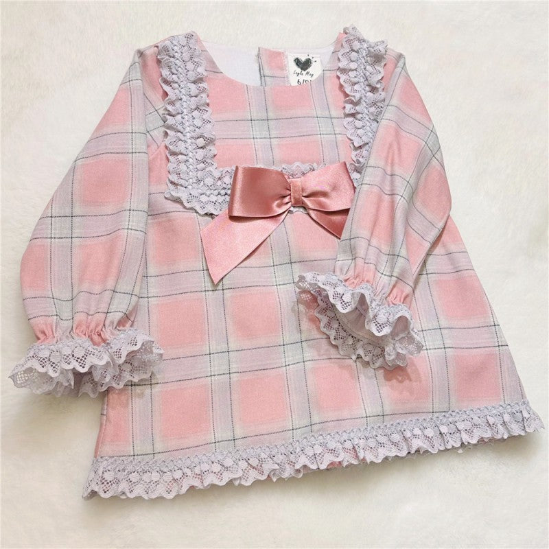 Baby Girl Tartan Dress with Bloomers