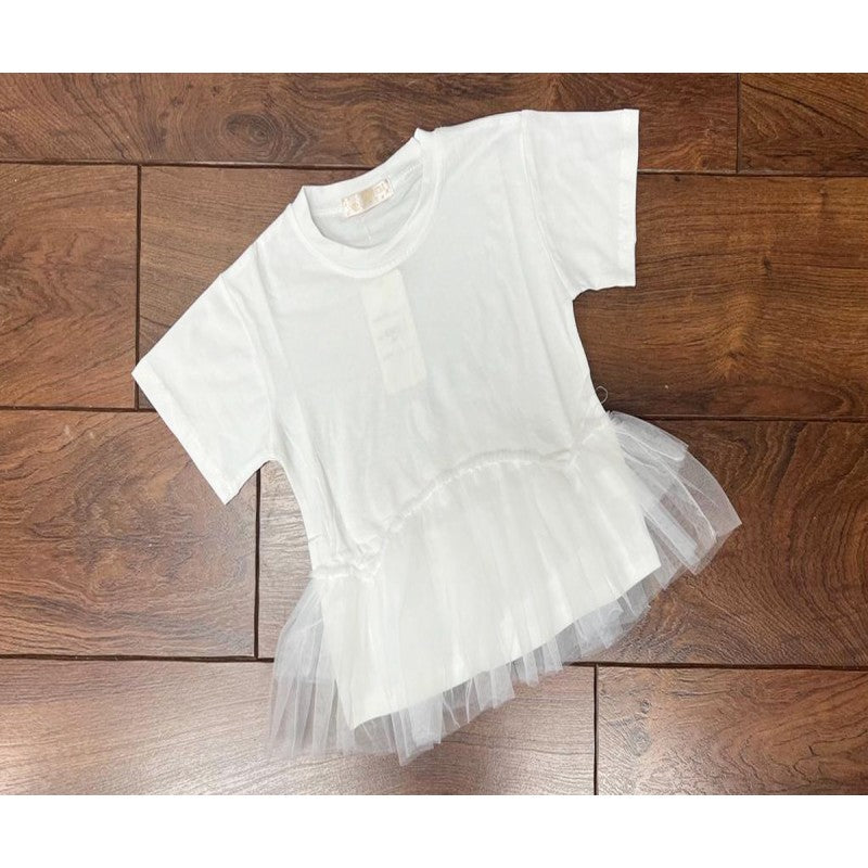 Girls Tutu Organza Top