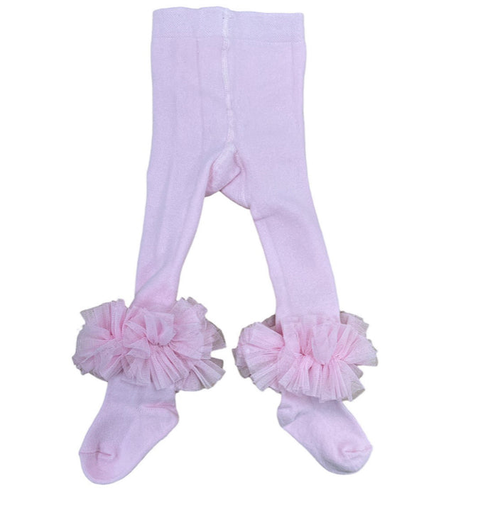 Pink Tutu Frill Tights 0-24M