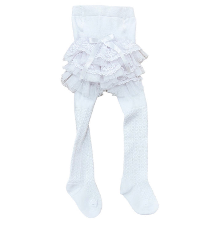 White Tutu Rara Skirt and Tights