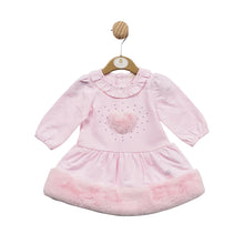 Load image into Gallery viewer, Mintini Heart Furry Dress
