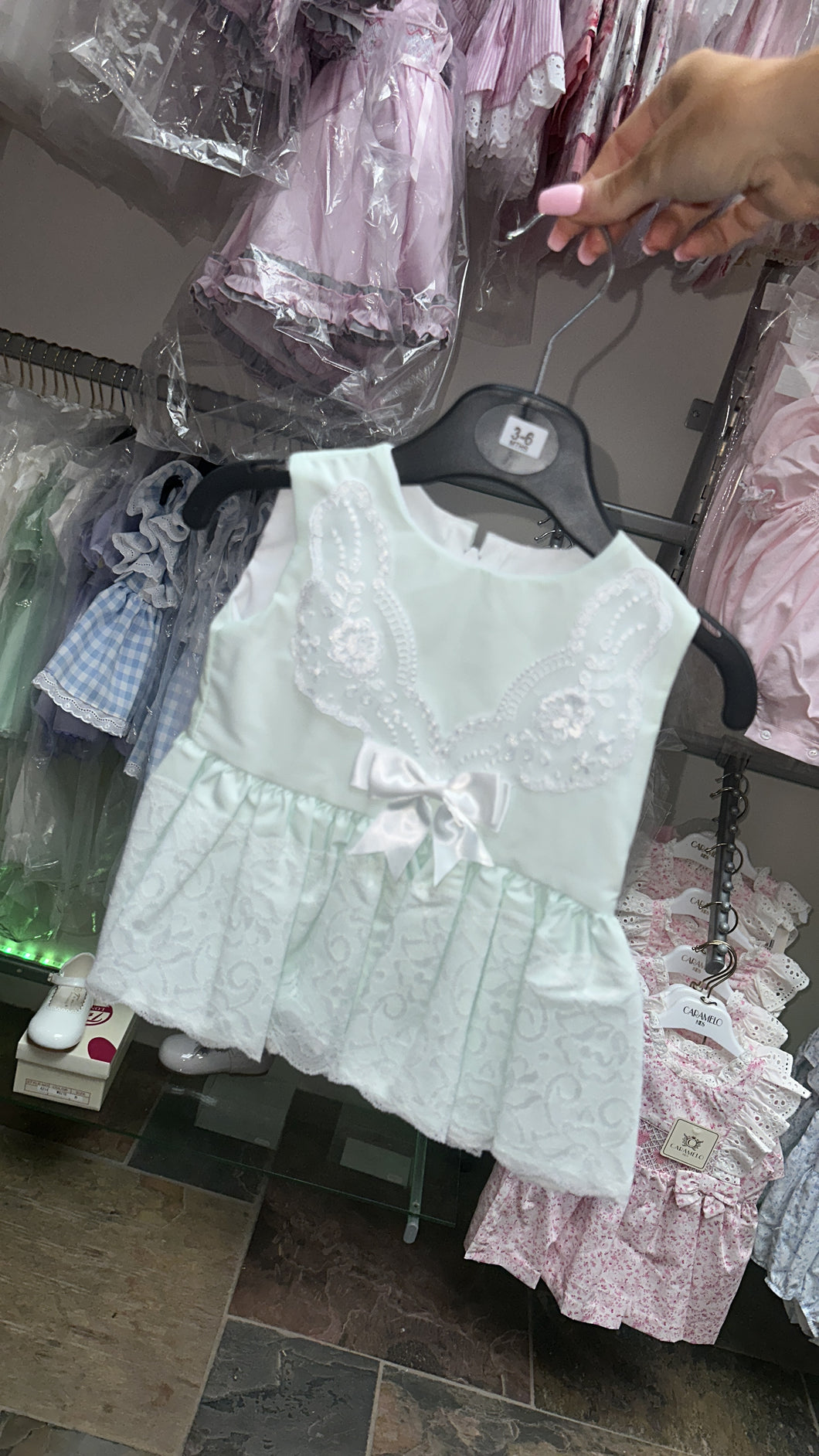 Mint Baby Girls Summer Dress