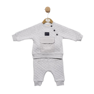 Mintini Grey Jogger Suit