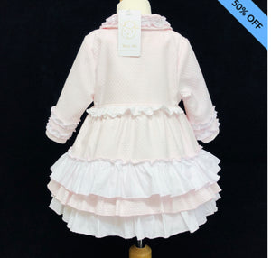 Baby Girls Waffle Frilly Jacket