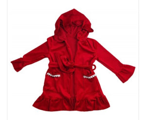 Red Christmas Dressing Gown