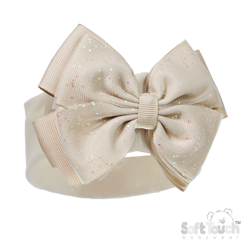 Coffee Bow Headband NB-12M