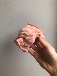 Double Bow Waffle Headband - 0-18m