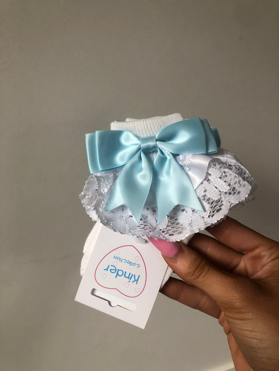 Blue Kinder Boutique Frilly Socks