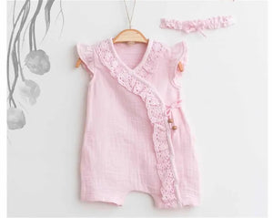 Girls Frilly Summer Romper