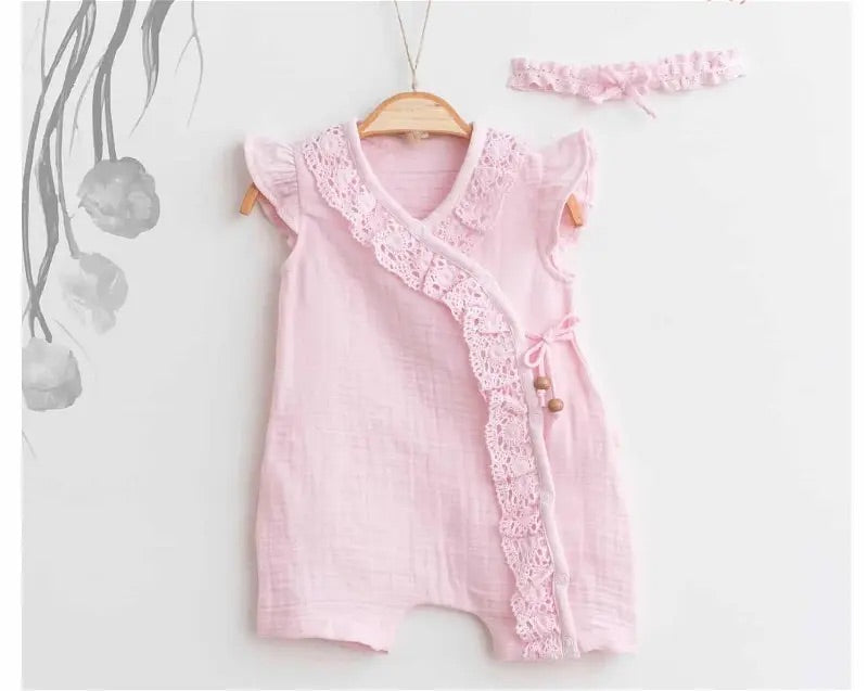 Girls Frilly Summer Romper