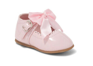 Pink Bow Hard Sole Shoe