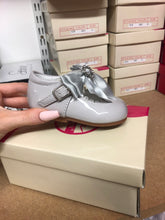 Load image into Gallery viewer, Grey Hard Sole Diamonte Shoe
