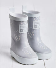Load image into Gallery viewer, Grass &amp; Air Little Kids Grey Colour Revealing Wellies
