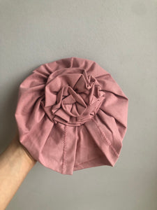 Rose Ruffle Turban Hat Headband