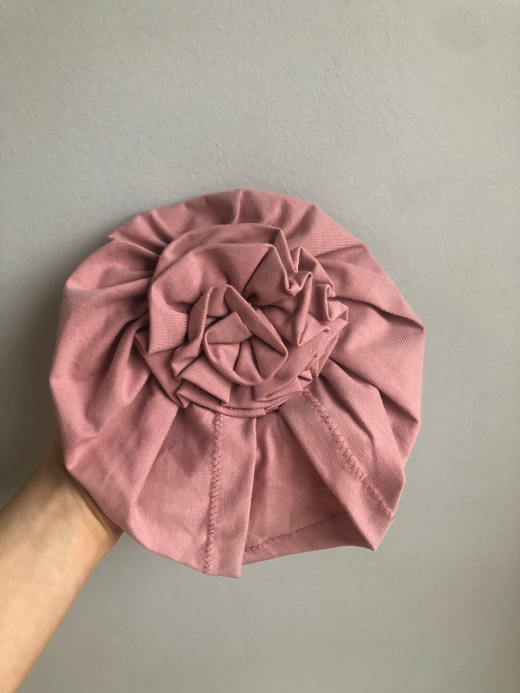 Rose Ruffle Turban Hat Headband