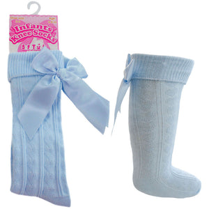 Sky Bow Socks