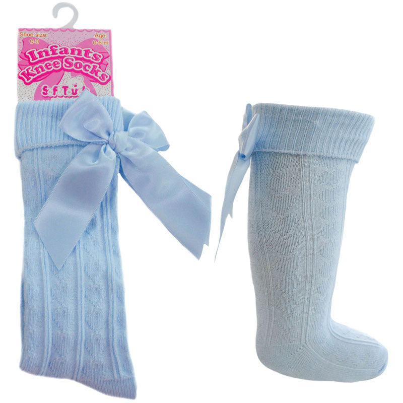 Sky Bow Socks