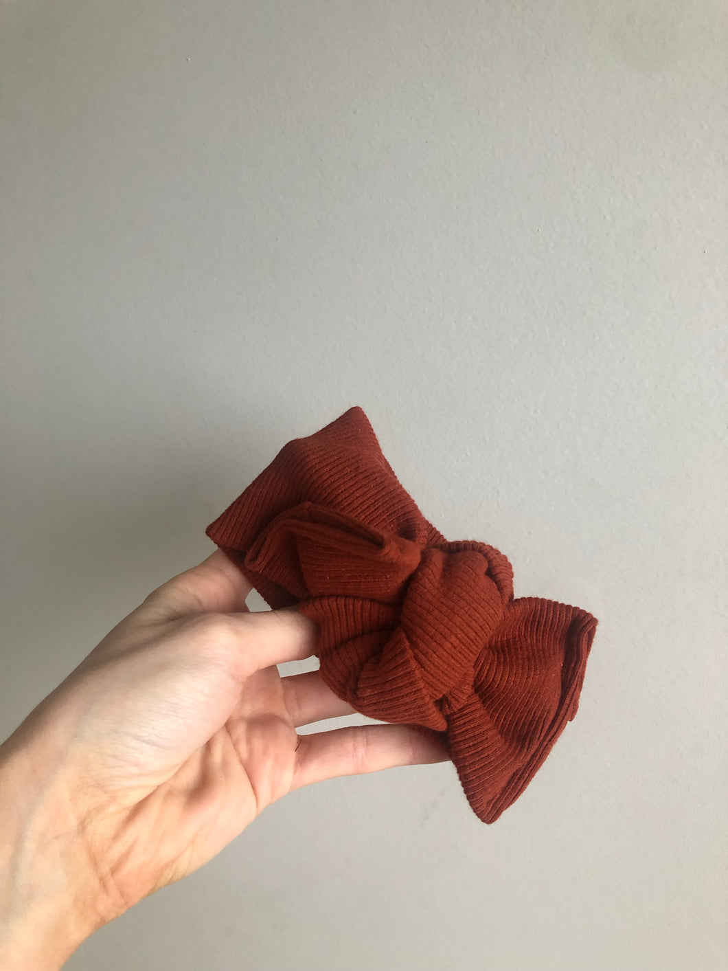 Double Bow Waffle Headband - 0-18m