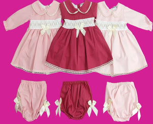 Baby Girls Dress in Baby Pink