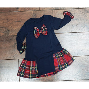 Baby Girls Tartan Bow Dress