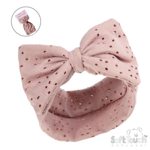 Pink Bow Headband NB-12M