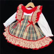 Load image into Gallery viewer, Girls Tartan Dress with Blouse
