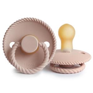 Classic Latex Rope Blush Pacifier