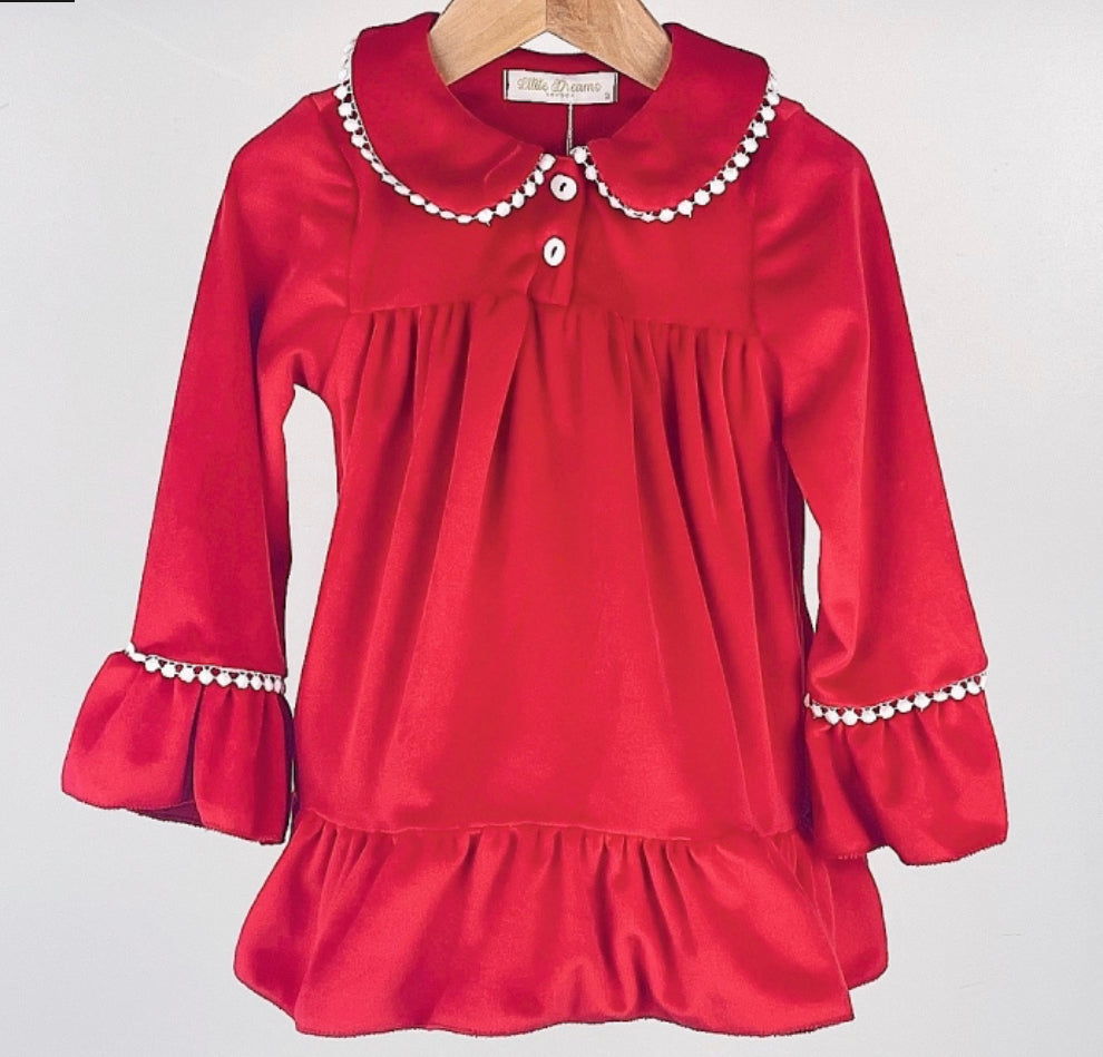 Satin Christmas Night Dress
