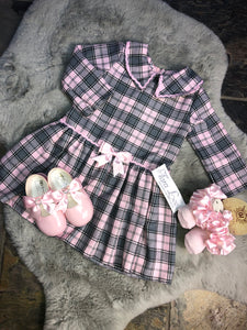 Pink Tartan Dress (2/3y)