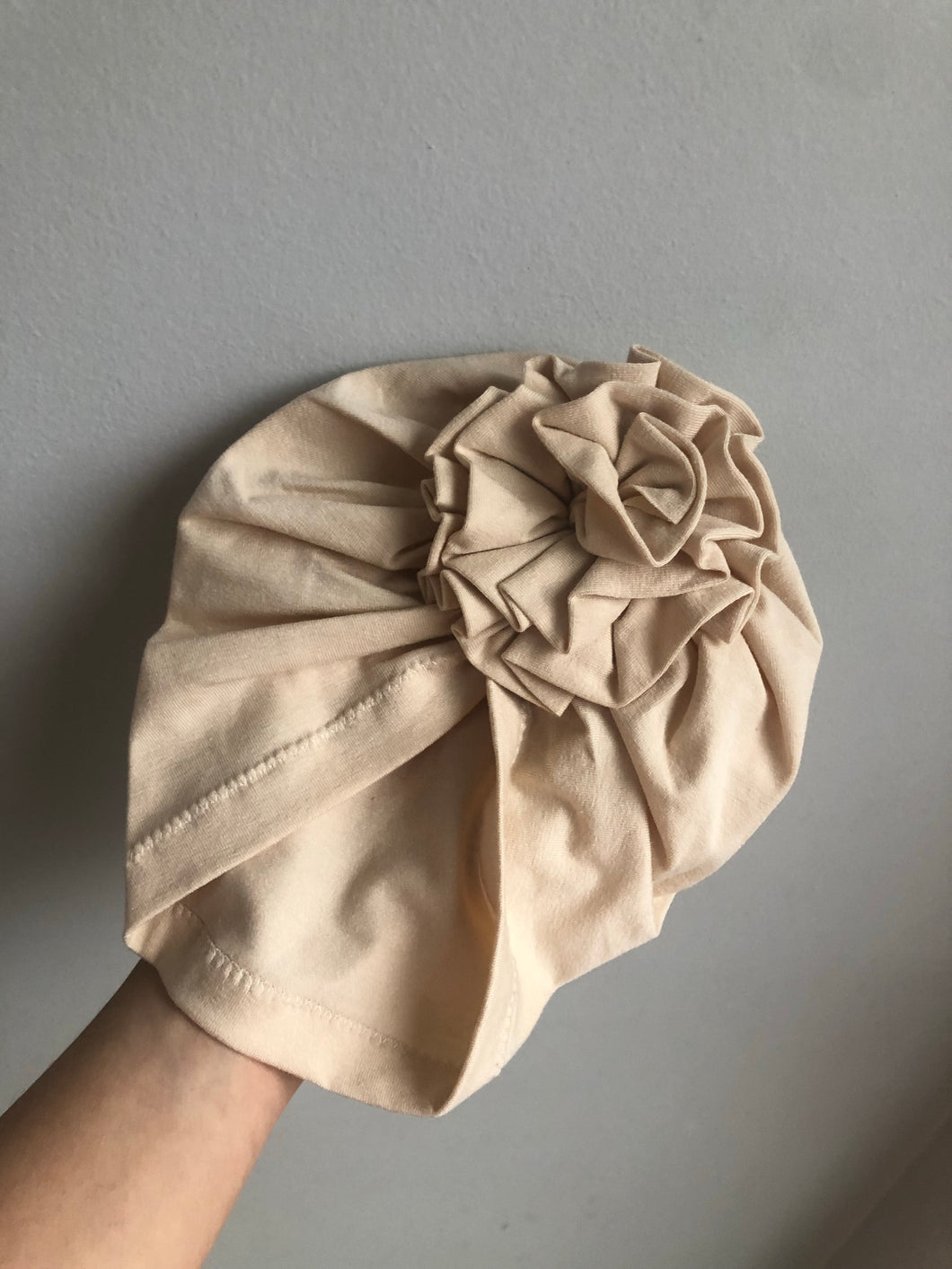 Sand Ruffle Turban Hat Headband
