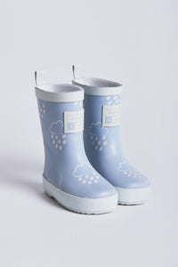 Grass & Air Little Kids Blue Colour Revealing Wellies