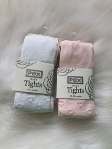 Pex Heart Tights - Pink or White