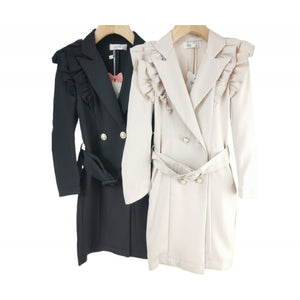 Girls Beige Trench Coat (4-14y)