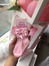Load image into Gallery viewer, Pink Bow Sock
