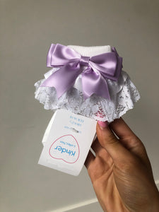Lilac Kinder Boutique Frilly Socks